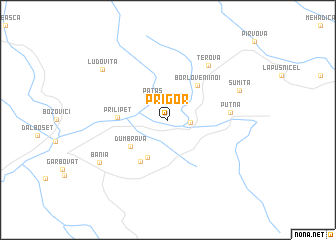 map of Prigor