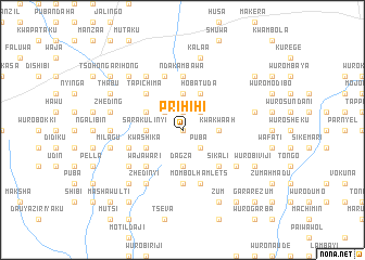 map of Prihihi