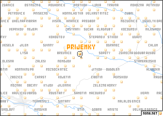 map of Příjemky