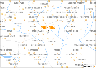 map of Prikraj