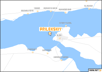 map of Prilekskiy