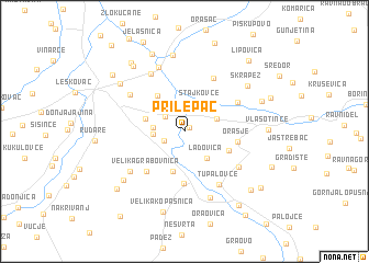 map of Prilepac