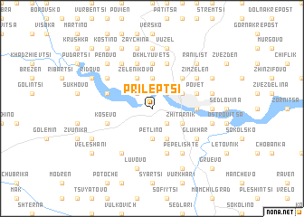 map of Prileptsi