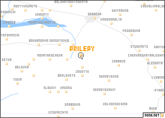 map of Prilepy