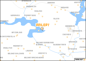 map of Prilepy