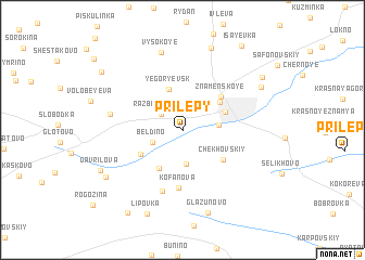 map of Prilepy