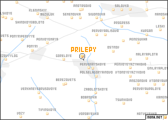 map of Prilepy