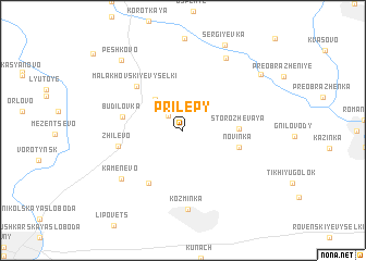 map of Prilepy