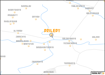 map of Prilepy