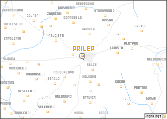 map of Prilep