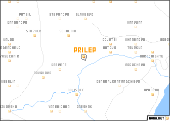 map of Prilep