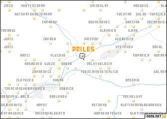 map of Príles