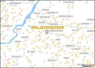 map of Priljevska Crkva