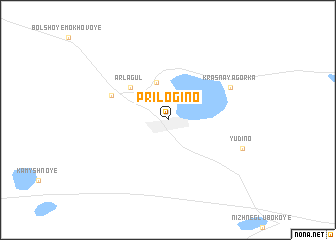 map of Prilogino