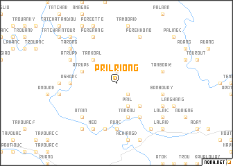 map of Pril Riông