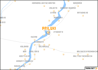 map of Priluki