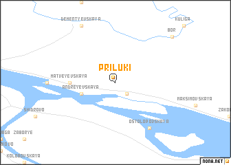 map of Priluki