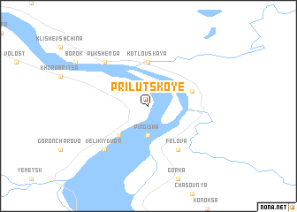 map of Prilutskoye