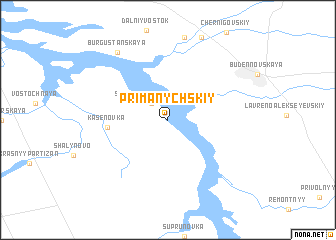 map of Primanychskiy