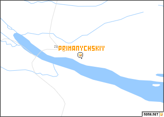 map of Primanychskiy