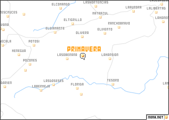 map of Primavera