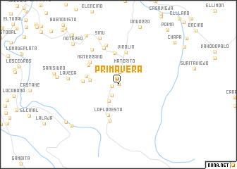map of Primavera