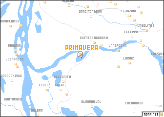 map of Primavera