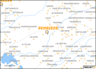 map of Primavera