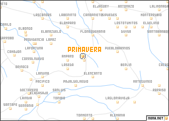 map of Primavera