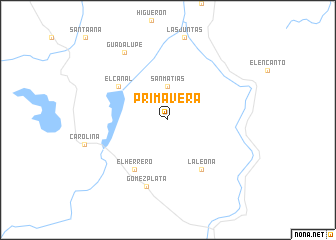 map of Primavera