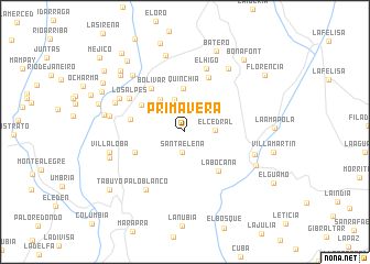 map of Primavera