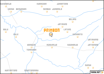 map of Primbon
