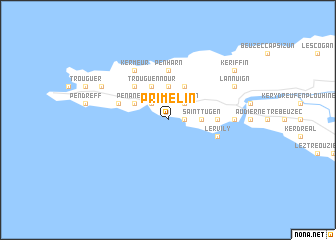 map of Primelin