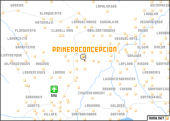 map of Primera Concepción