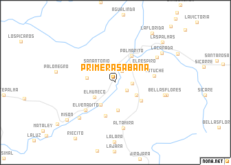 map of Primera Sabana