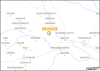 map of Primera