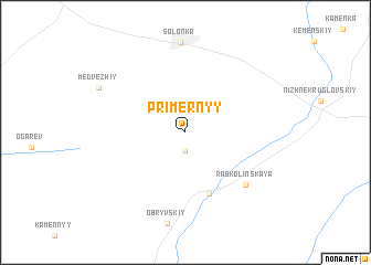 map of Primernyy