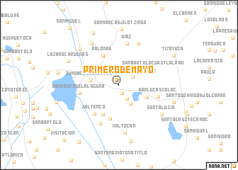 map of Primero de Mayo