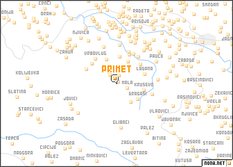 map of Primet