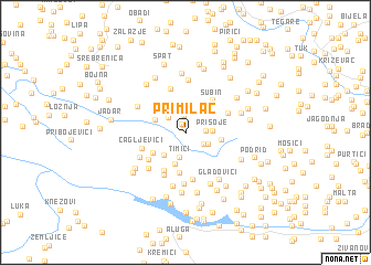 map of Primilac