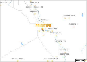 map of Primitivo