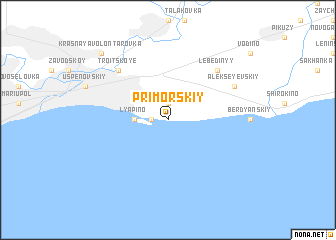 map of Primorskiy