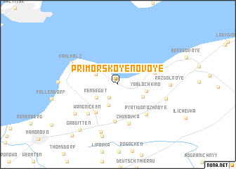 map of Primorskoye Novoye