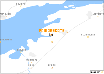 map of Primorskoye