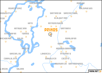 map of Primos