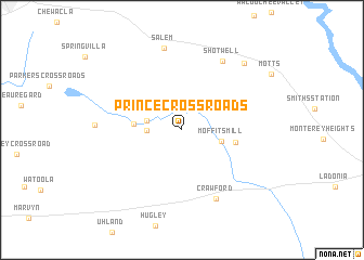 map of Prince Crossroads