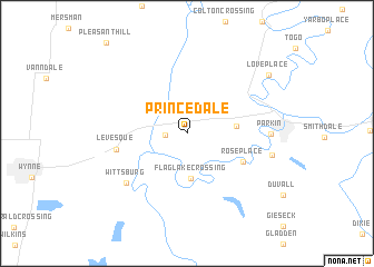 map of Princedale