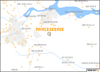 map of Prince George