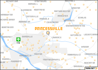 map of Princessville