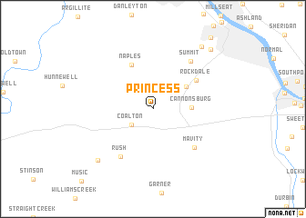 map of Princess